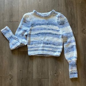 Knitted cropped sweater